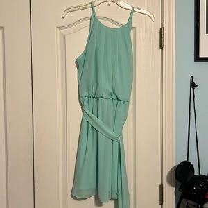 Mint Colored Bridesmaid Dress